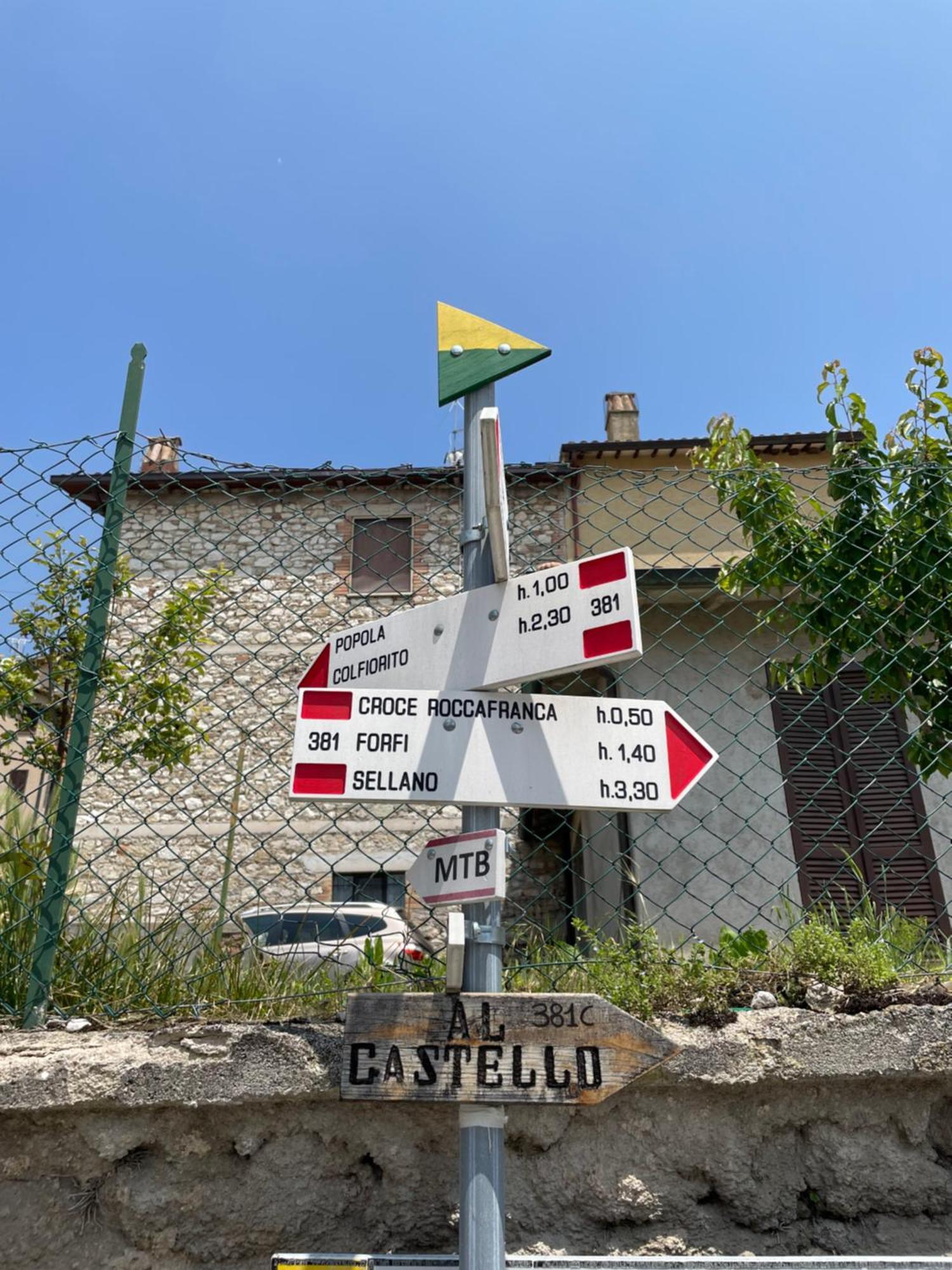 Hotel Casa Savini Verchiano Exteriér fotografie